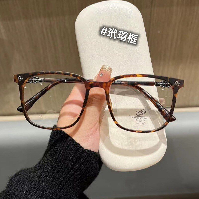 31112新款TR素颜眼镜架 黑框防蓝光眼镜大脸显瘦镜