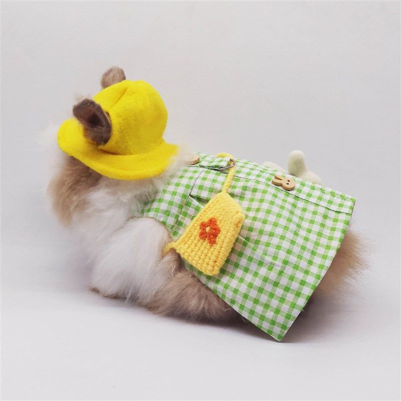 宠物兔兔田园绿格子衣服兔子牵引绳豚鼠侏儒兔衣服兔子衣服,宠物/宠物食品及用品,猫宠物服装/雨衣（新）,淘宝优惠券,粉丝福利购,淘宝优惠卷