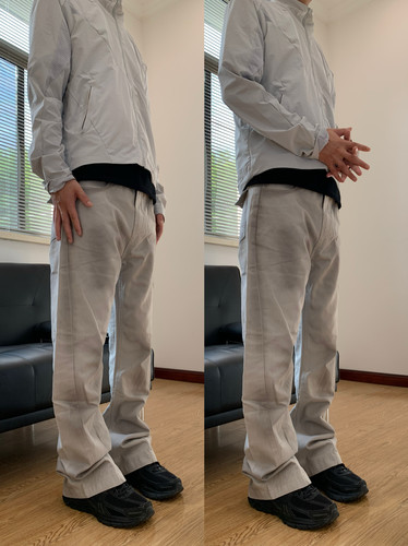 07QWER 夏季小众褶皱立体宽松阔腿脏脏裤男女拖地流行长裤子