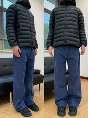 07QWER 秋冬新百搭四季通勤高级感牛仔裤流行直筒显瘦微喇长裤子