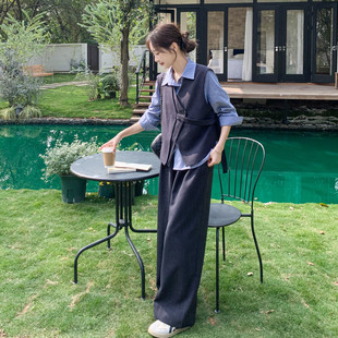 三件套衬衫 马甲 P195 26春装 K318 2702 新款 子瑞纺2D044 现货 裤