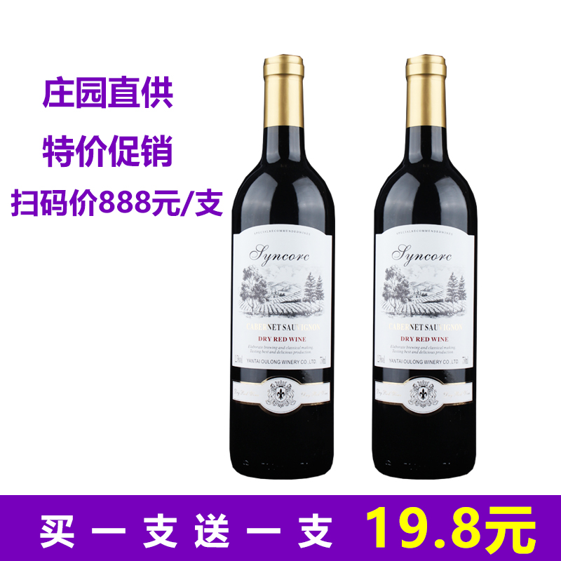 葡萄酒红酒干红正品2支装750ml