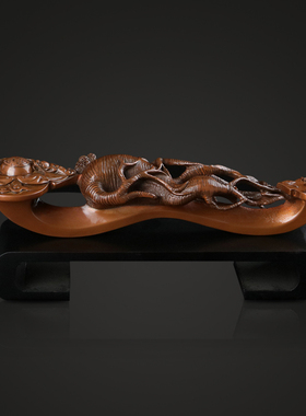 紫铜工艺品家居摆件如意人生开业乔迁生日礼品如意摆设