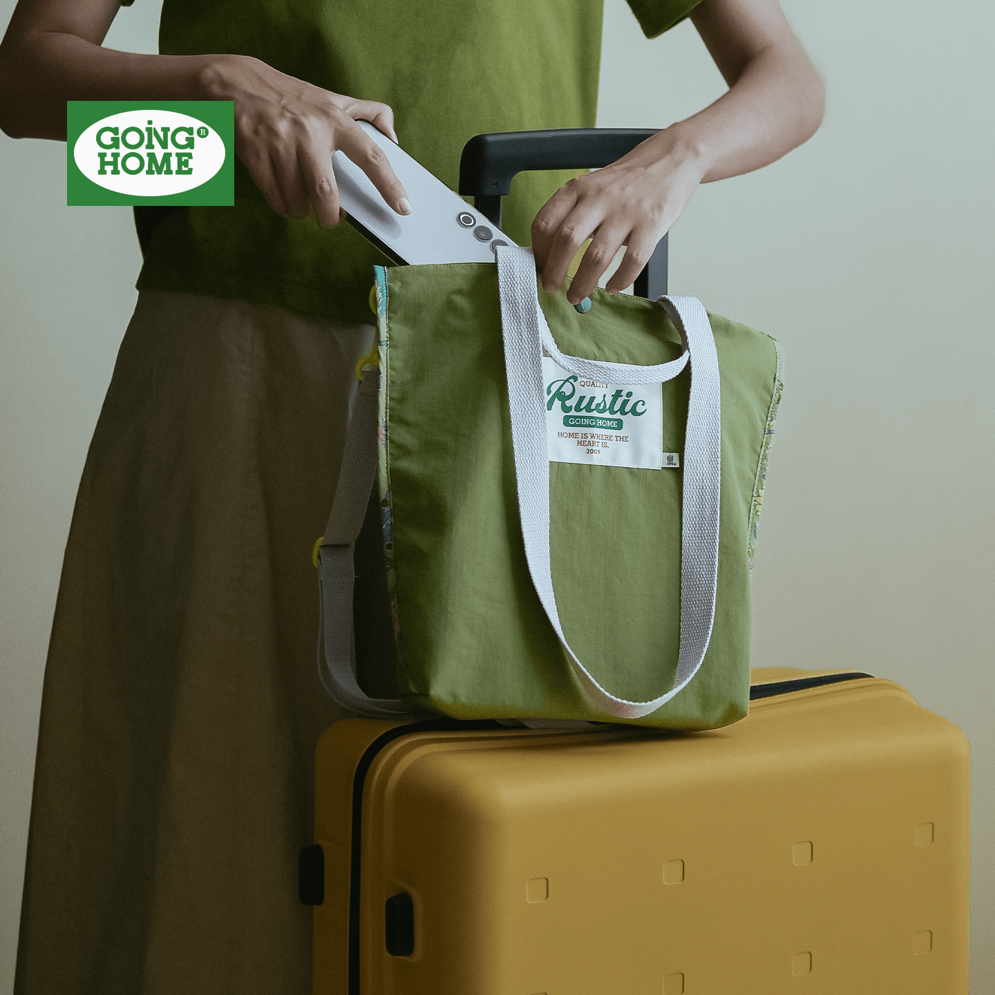 【轻旅便携】清新单肩短途旅行包