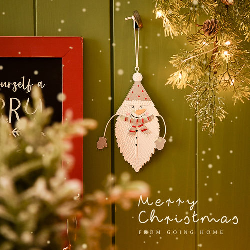 圣诞节挂饰叶子扫帚圣诞树装饰