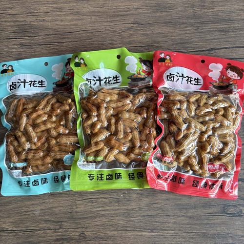 卤汁花生香辣泡椒水煮花生
