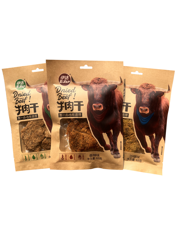 伊达牛肉干五香香辣大片卤味即食