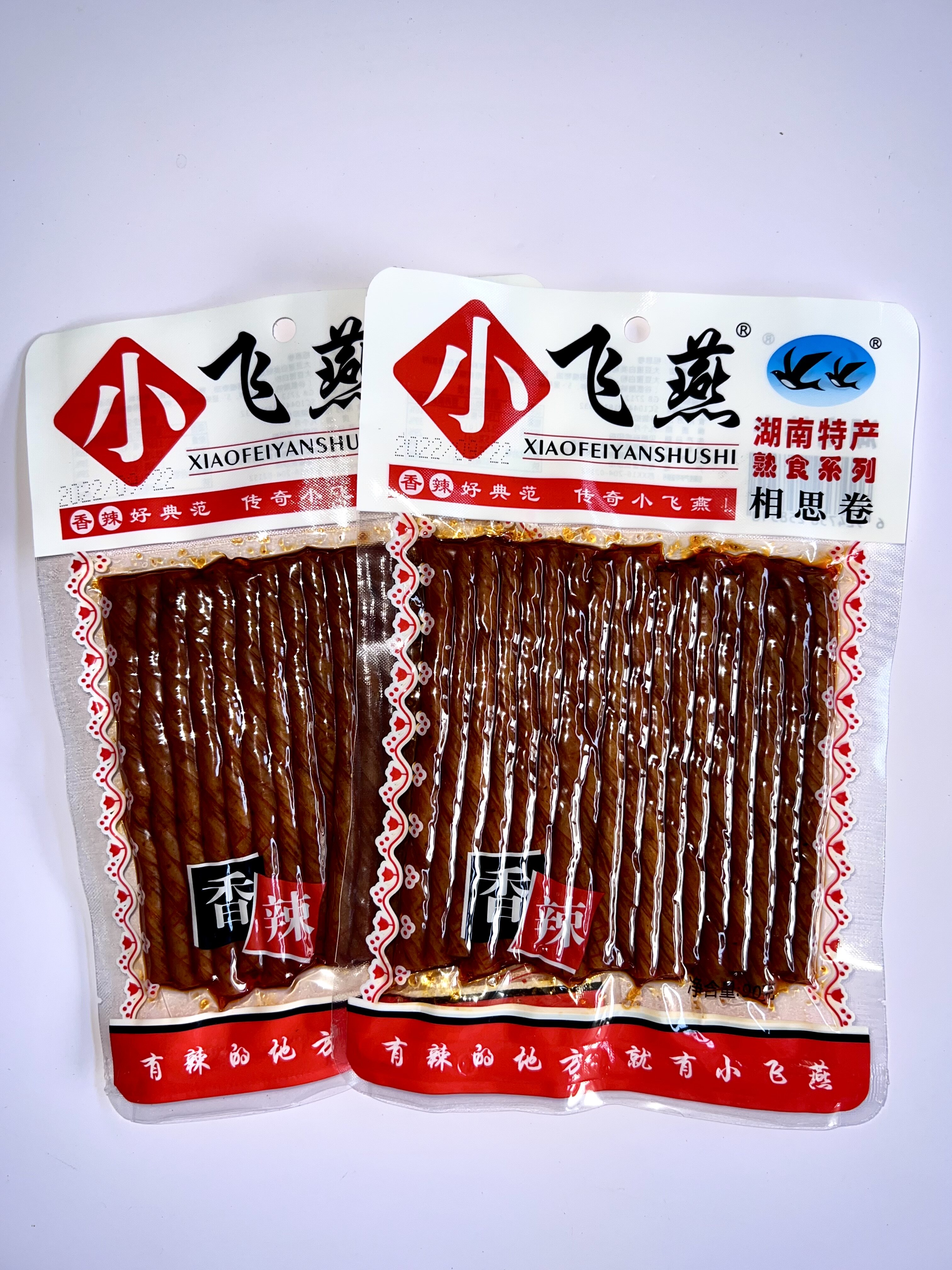 小飞燕相思卷90g串串香豆制品辣棒辣条办公室下酒小零食小吃包邮