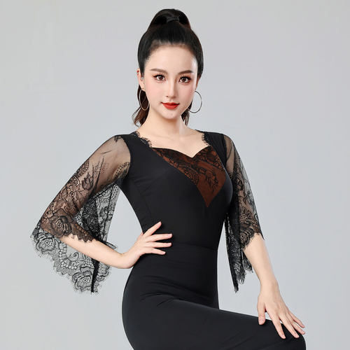 丹宝罗摩登舞练功服女士连体衣
