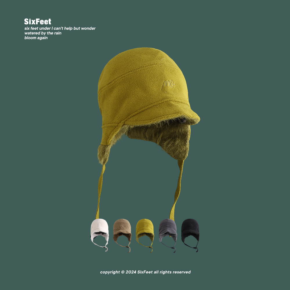 日系时尚字母双面戴雷锋帽秋冬男女通用防风防寒护耳套头帽户外潮