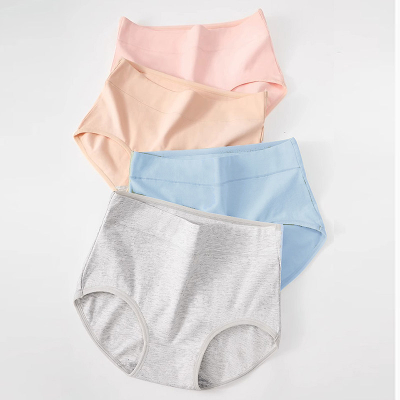 内裤女纯棉大码200斤抗菌裆中高腰简约纯色包臀胖mm不卡裆不勒腿,女士内衣/男士内衣/家居服,女三角裤,淘宝优惠券,粉丝福利购,淘宝优惠卷