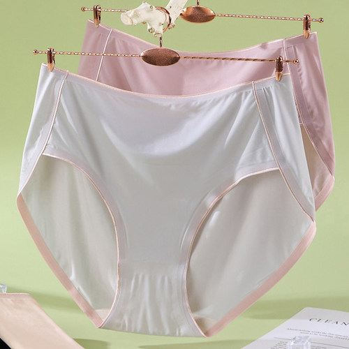 内裤女大码胖mm200斤冰丝无痕夏