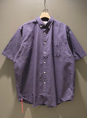 短袖短袖衬衫宽松日系