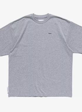 WTAPS SIGN/SS/COTTON 重磅280G磨毛刺绣小标夏季圆领短袖T恤24SS