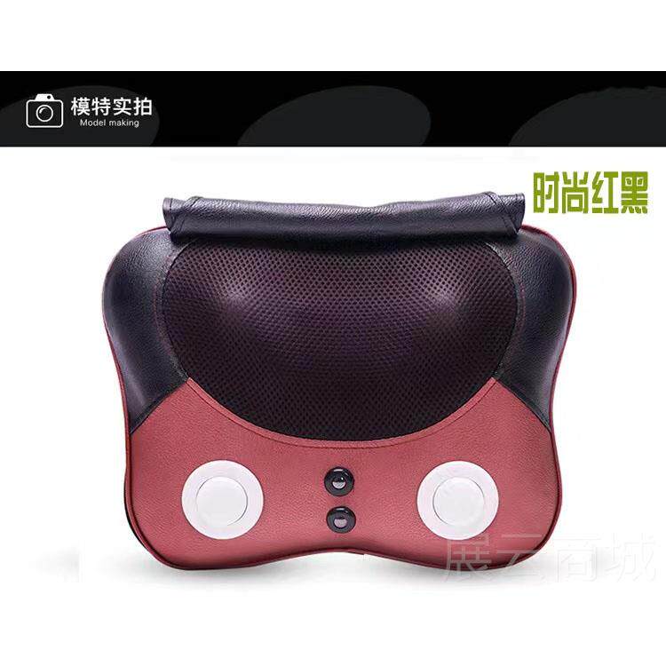高档品烨辰按摩靠垫多捏能功腰部颈椎按摩器加热按摩垫揉推拿按摩