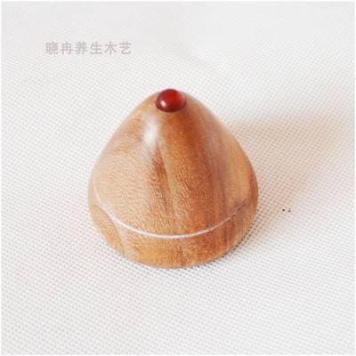 高档紫光檀乌木檀老榆木会穴按摩器按黑摩顶按男摩女会阴阴穴顶会