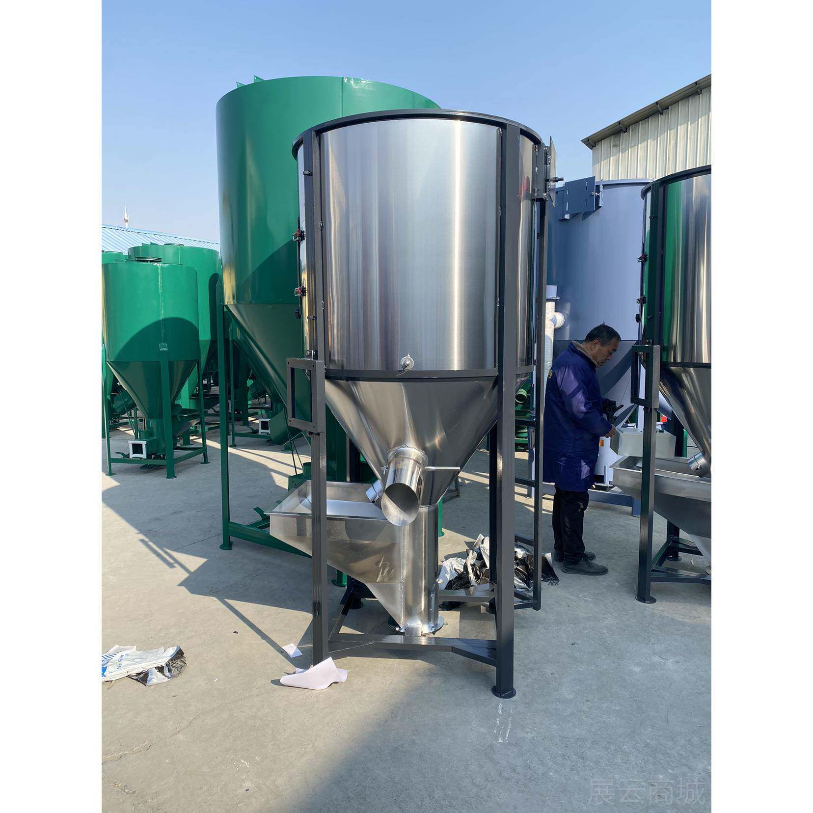 高档立式拌机不锈料颗粒烘干拌料机混色配料搅钢干塑粉调料混合搅