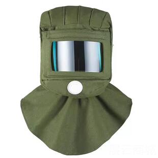 高档泓式 喷砂喷帽打砂衣涂服油漆 昊分体加厚细帆布喷砂服防护服