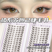 赵露思同款 花洽狐系睫毛书免胶假睫毛棕色自然斜飞大容量苏妲己