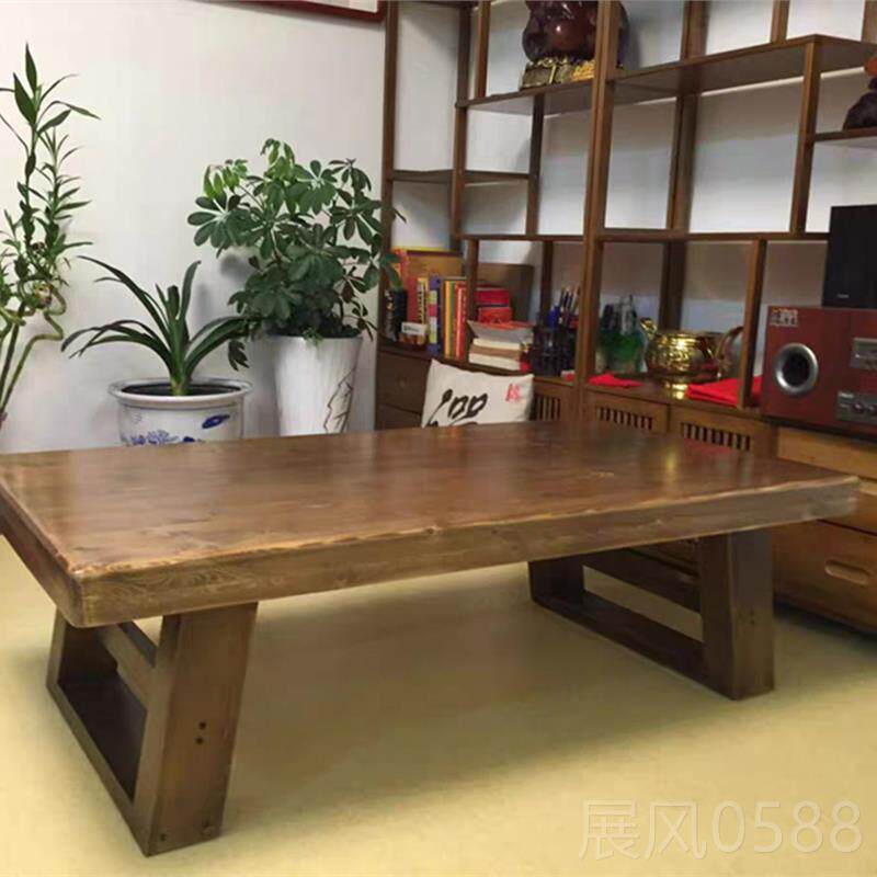 高档日茶榻几榻米桌子矮桌禅意实木台卧室坐式地茶桌地桌阳小方桌