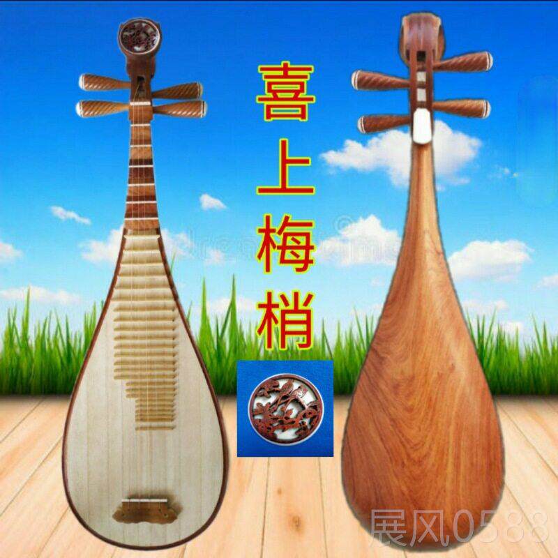 高档琵琶乐器酸枝原木品抛光手工制成人考级演奏厂家作惠直销正特