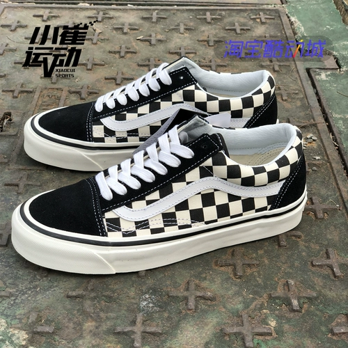 Vans, шахматы, тканевые повседневные эспадрильи, низкие кроссовки подходит для мужчин и женщин, 38G, P0