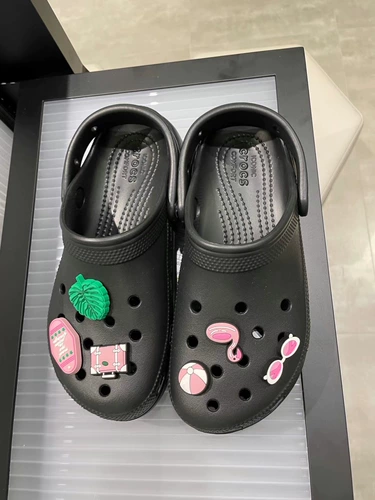 Crocs, кроксы, тапочки в стиле Crocs, пляжная обувь на платформе, (в наличии на складе)