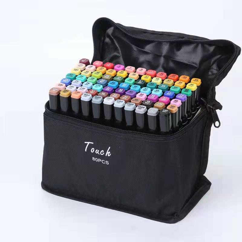 Color double head marker pen set 80 color 30 color full set