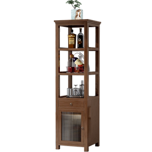 客厅红酒架家用葡萄酒展示柜置物架子餐厅酒柜非实木酒杯架收纳架