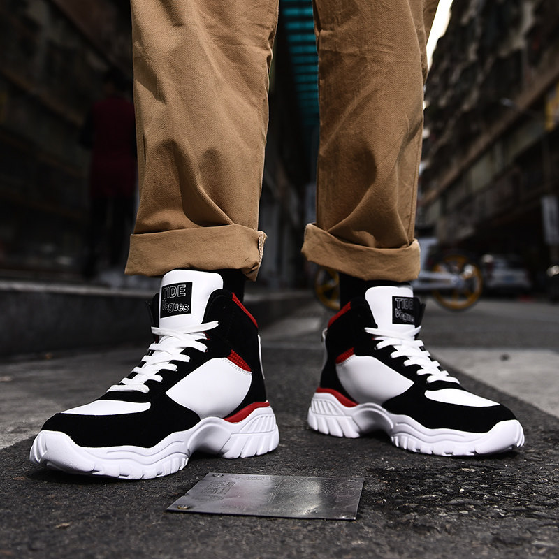 春夏aj1鞋子男潮鞋百搭青年运动鞋潮牌空军一号篮球大码老爹鞋46