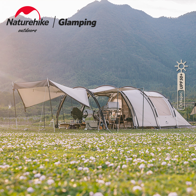 Naturehike防晒带投影布隧道帐篷