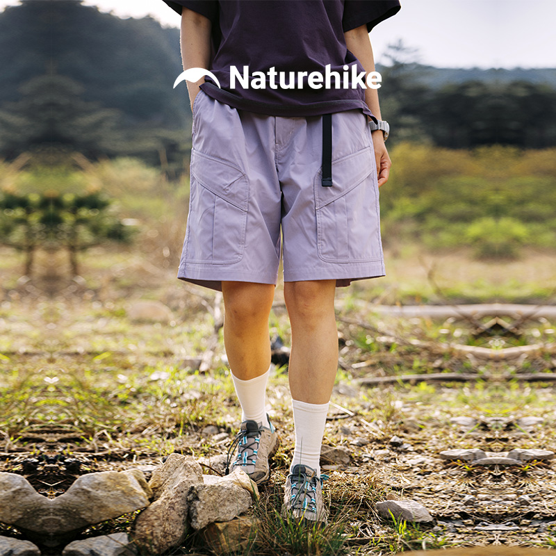 挪客戶外薄款寬松徒步運動短褲