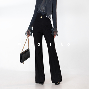 百搭气质设计师显瘦减龄休闲裤 MD依诺 时尚 2025冬款 子 街头巴黎