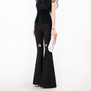 显瘦气质茶歇风小众高腰休闲百搭长裤 2025秋季 时髦腿精 MD依诺