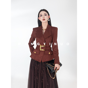 显瘦气质百搭修身 2025秋季 复古名媛简约短外套 温柔情书 MD依诺