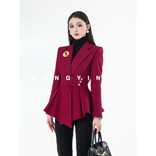 款 2025冬季 加棉保暖气质时尚 网红女款 外套 MD依诺 西装 玫瑰礼记