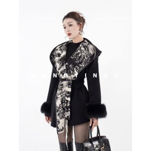 显瘦设计复古冬季 2025双面呢时尚 羊毛外套 一衣多穿 MD依诺