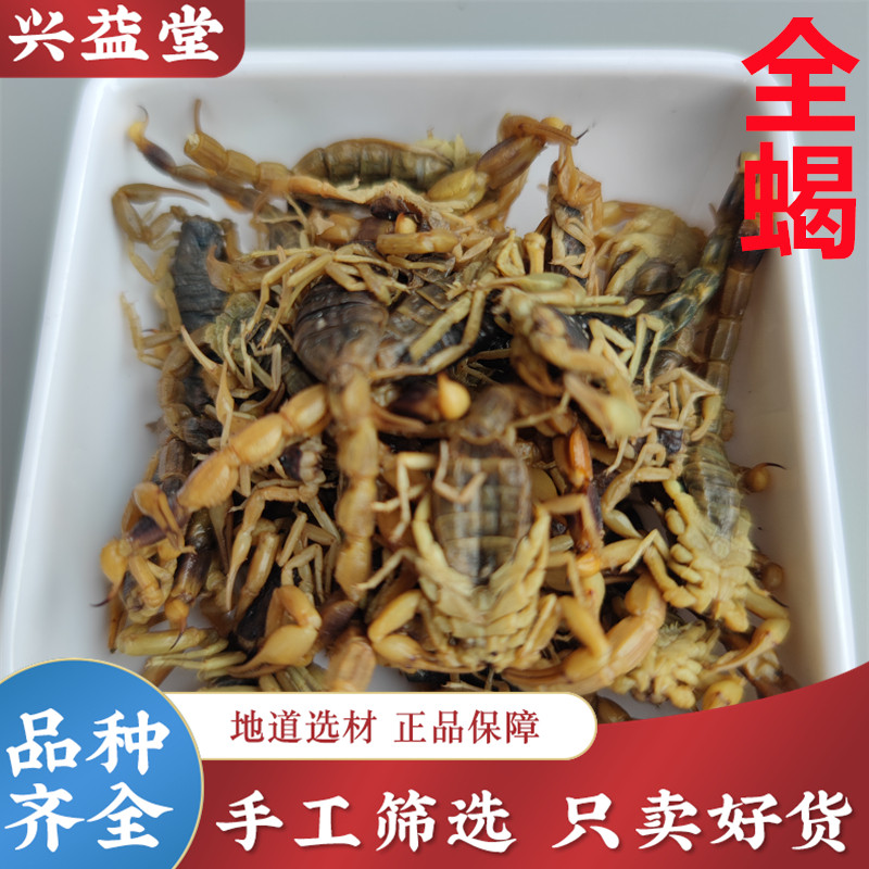 蝎子中药材正品10克起包邮 正宗全蝎 全虫 清水蝎子 干货可打粉
