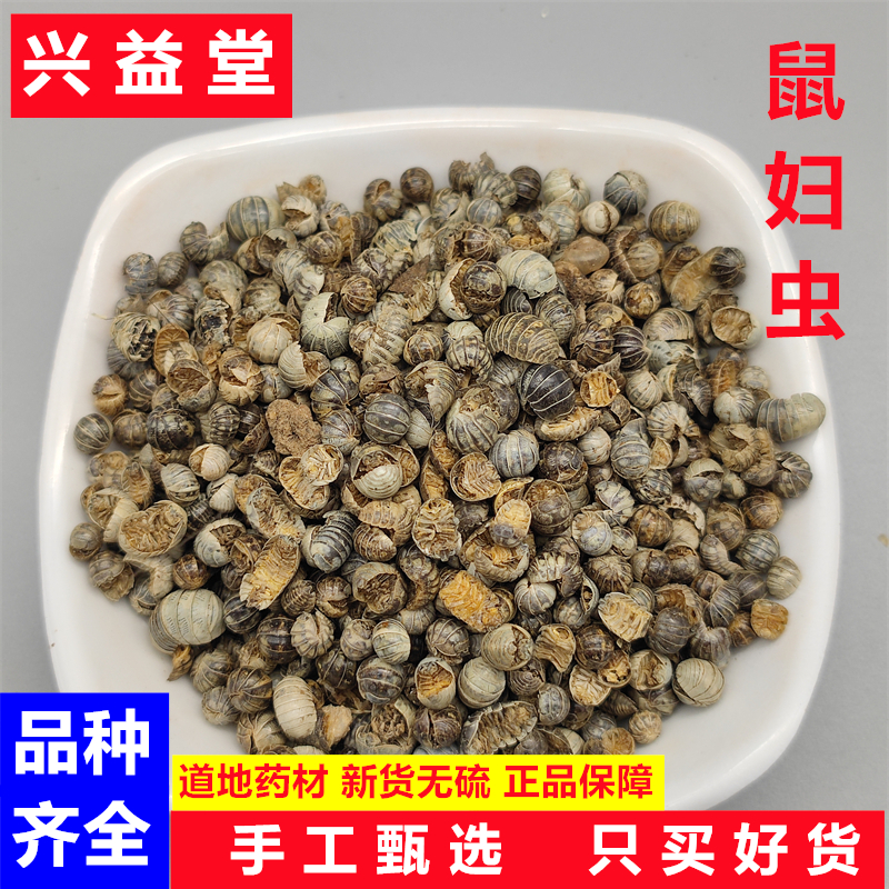 鼠妇虫中药材500克新货潮虫 团子虫 地虱婆 地虱子 西瓜虫 可打粉