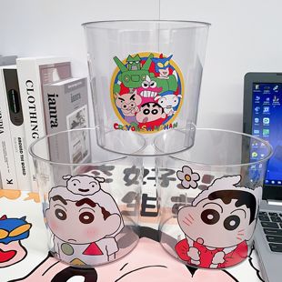 桌上小型垃圾桶透明可爱收纳桶桌面书桌车载厨房办公室卫生桶小桶