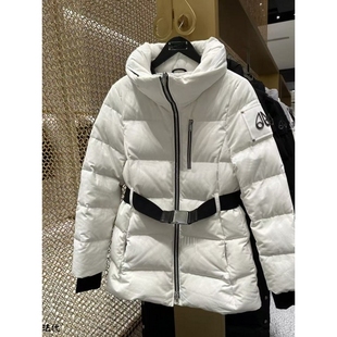 【惊!折扣】代购MOOSE/剪刀羽绒服 女士时尚收腰短款立领滑雪服