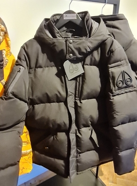 【惊！折扣】秋冬折上折Moose加拿大剪刀手羽绒服短款quebec男