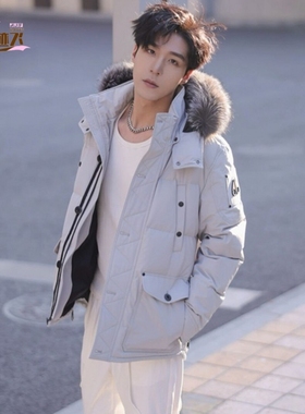 【惊！折扣】加拿大moose小剪刀羽绒服女Quebec毛领短款工装加厚