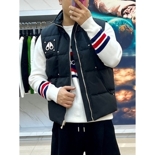 【惊!折扣】新款Moose 加拿大剪刀羽绒服金属铆钉羽绒服马甲男女