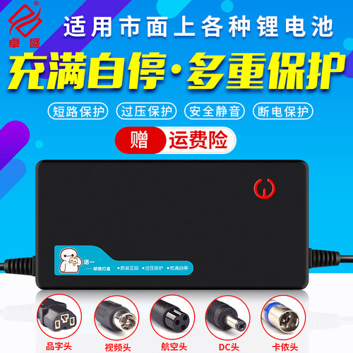 适用锂电电动车锂电池充电器