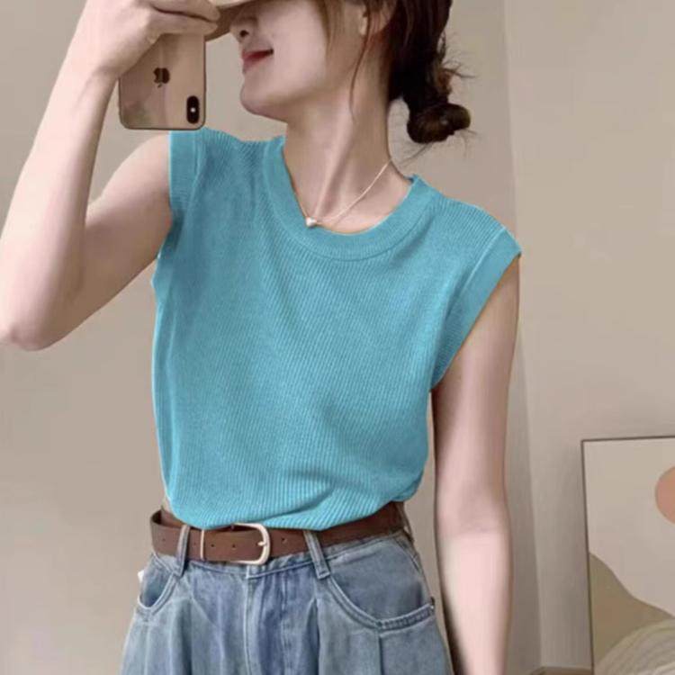 冰丝针织吊带背心内搭女2025新款图片