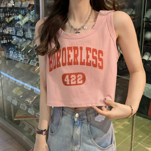 吊带运动坎肩背心内搭无袖t恤女