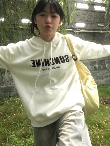 美式hiphop卫衣女2024春秋款外套