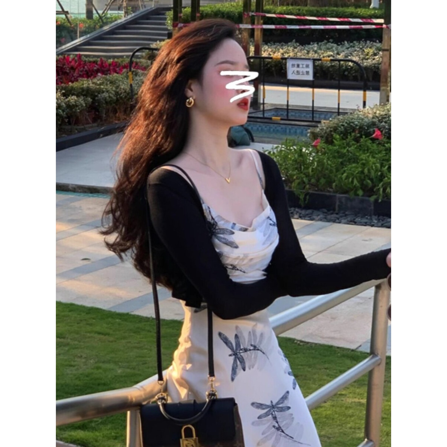 冰丝针织开衫女夏季修身短款外搭图片