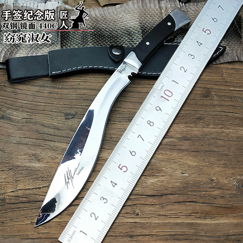 户外刀具防身荒野求生刀锋利随身特野营特战刀直刀高硬度果刀厨刀